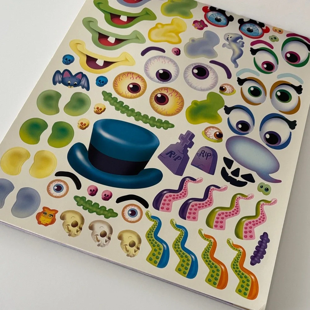 Bendon Create  Face Halloween Monsters Sticker Play Book